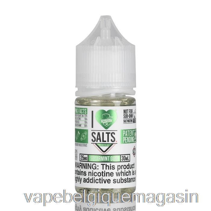 Vape Shop Bruxelles Gomme à La Menthe Verte - J'aime Les Sels - 30ml 50mg